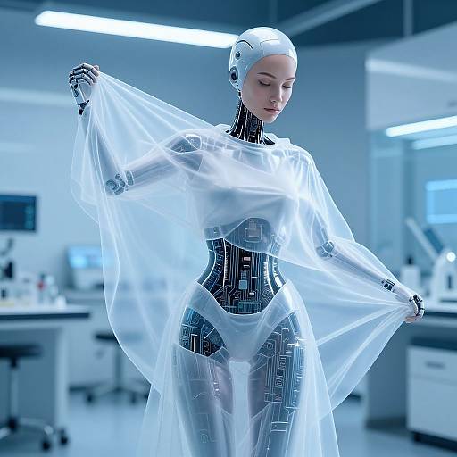 Android Revealing Intricate Circuitry