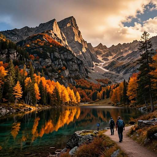 Epic Autumn Mountain Landscape