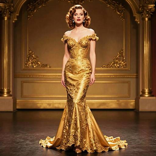 Vintage Hollywood Glamour Actress