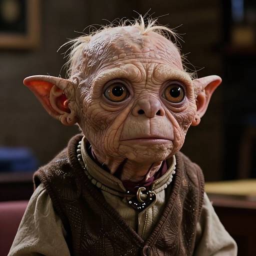 Gollum as Rachel Green Portrait