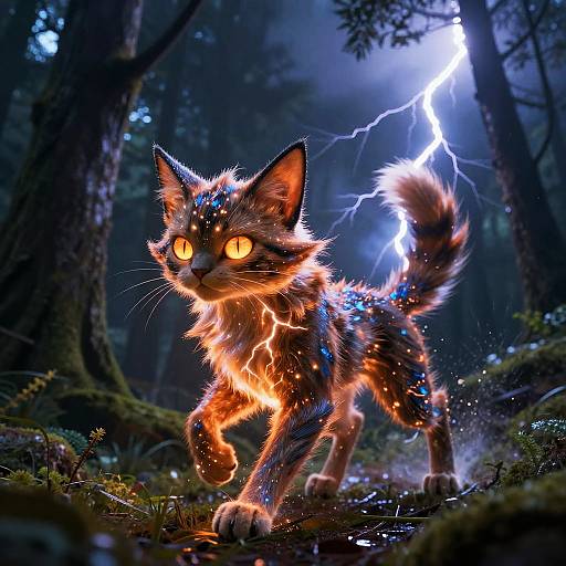 Zeraora in Electric Storm Forest