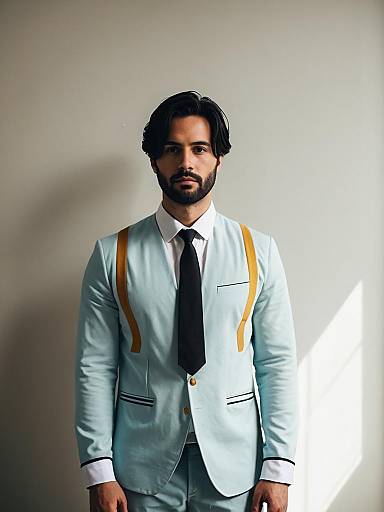 Man in Top Man Inspired Costume