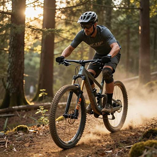 Zipp Mountain Bike Adventure at Golden Hour