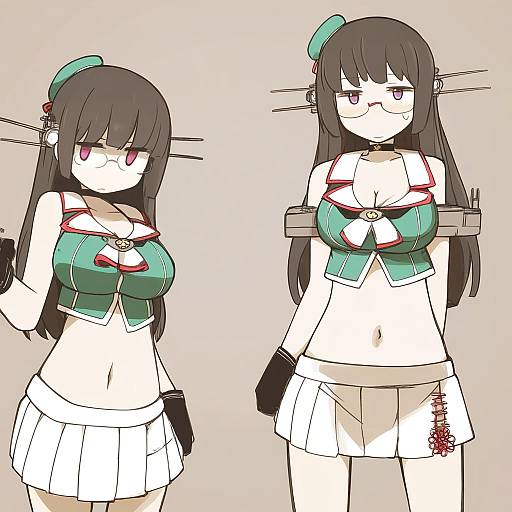 Illustration of Choukai kai ni (kancolle), kantai collection in the style of Nns (sobchan)
