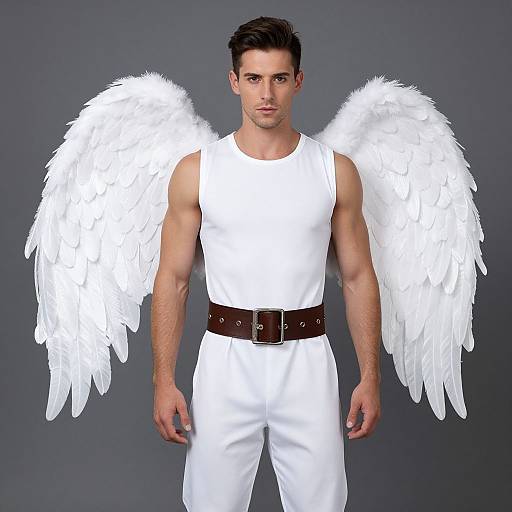 Male Angel Costume with Wings