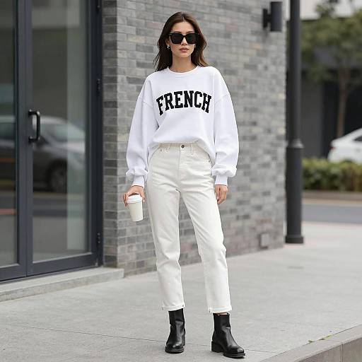 Casual Street Style: Modern Woman Outdoors