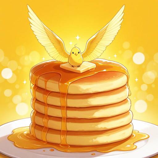 Canary and Pancakes on a Sunny Day Canary and Pancakes on a Sunny Day