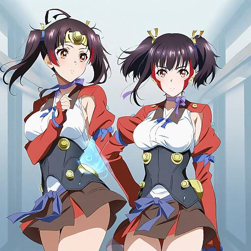 Illustration of Mumei (kabaneri), koutetsujou no kabaneri in the style of Utano