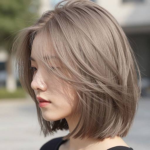 Ash Blonde Tousled Hairstyle Edit