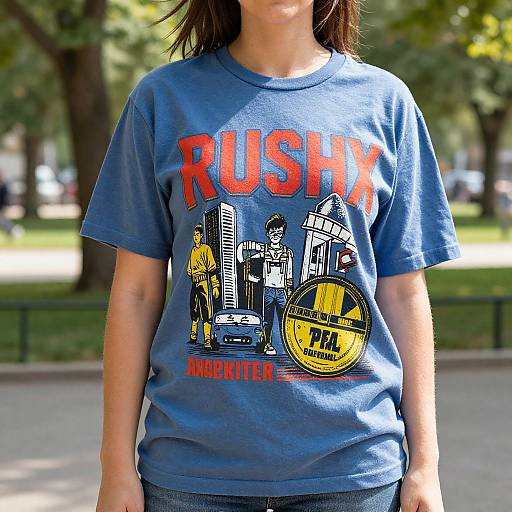 Bold Graphic Tee Urban Style