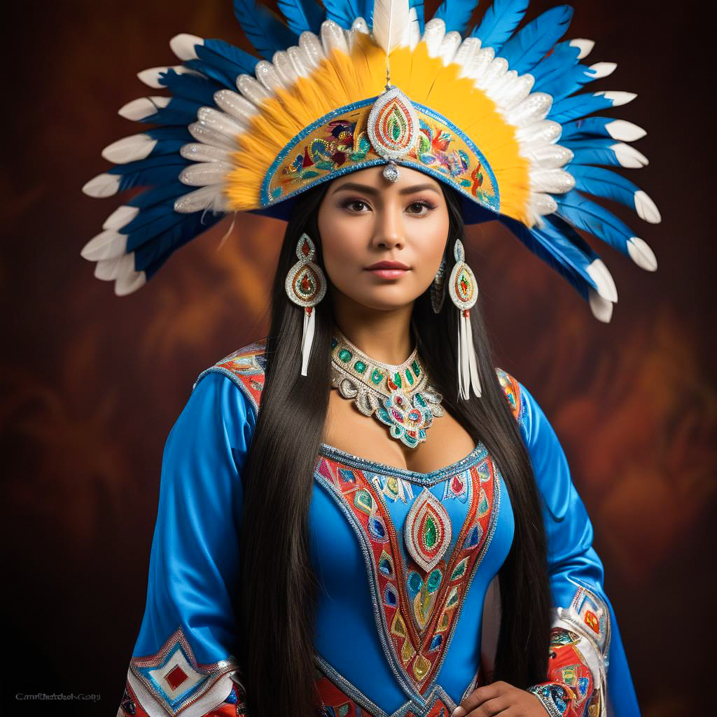 Festival Queen in Royal Dress by Carol Beckwith