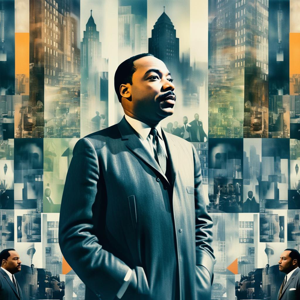 Martin Luther King Jr. Metropolis Collage