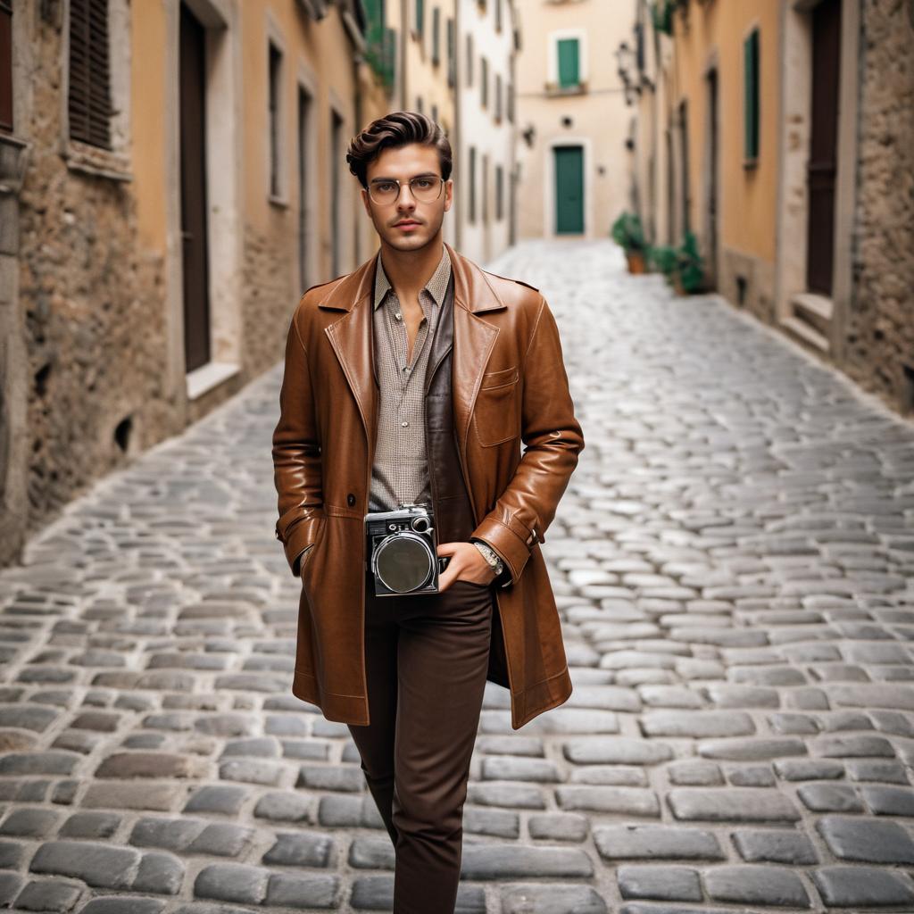 Vintage Style Photo of Dapper Young Man