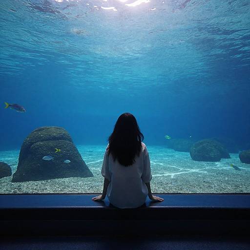 Ethereal Underwater Contemplation Scene