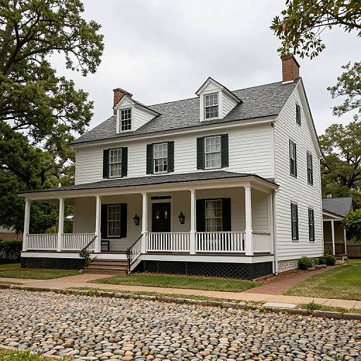 Colonial Mansion with Wraparound Porch