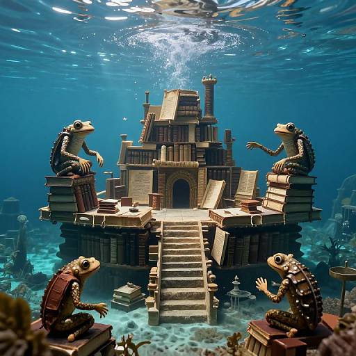 Underwater Palace of Bookish Philosophers