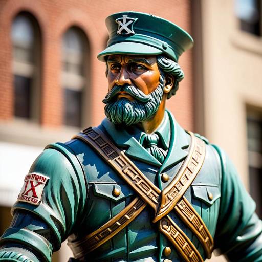 Macro Photo of Germantown Yankee Statue