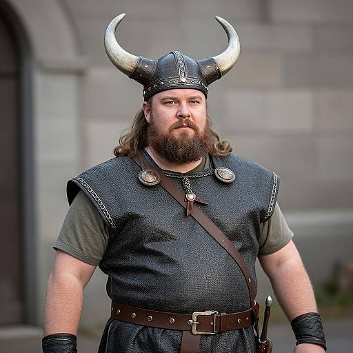 Plus Size Viking Man Costume