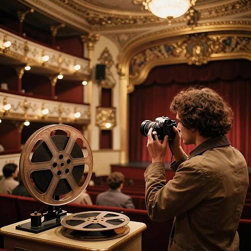 Vintage Theater Elegance Photography