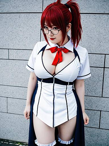 Cosplay photo of aozaki touko. Costume clothes