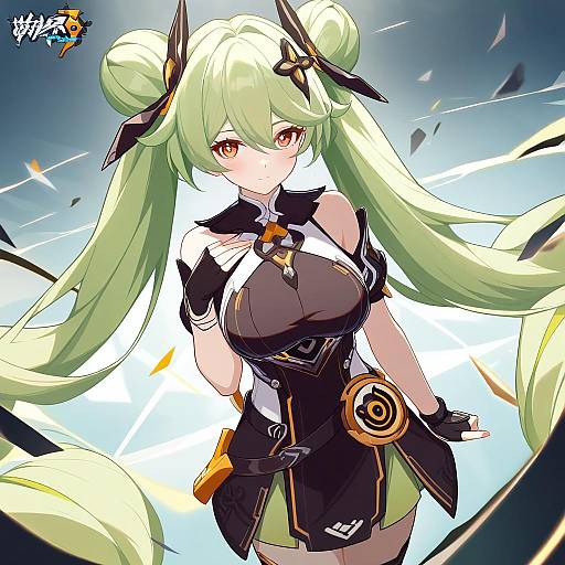 Illustration of Ai-chan (honkai impact), honkai (series) in the style of Ogawa shou