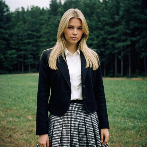 Realistic Semi-Formal Woman Outdoors