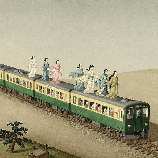 Ethereal Spirit Train to Afterlife