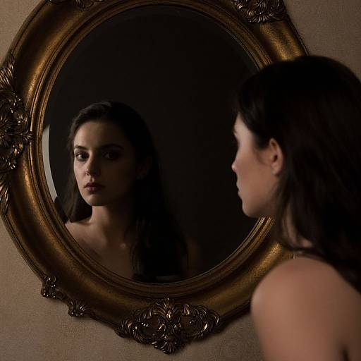 Woman's Reflection Reveals Self-Duality