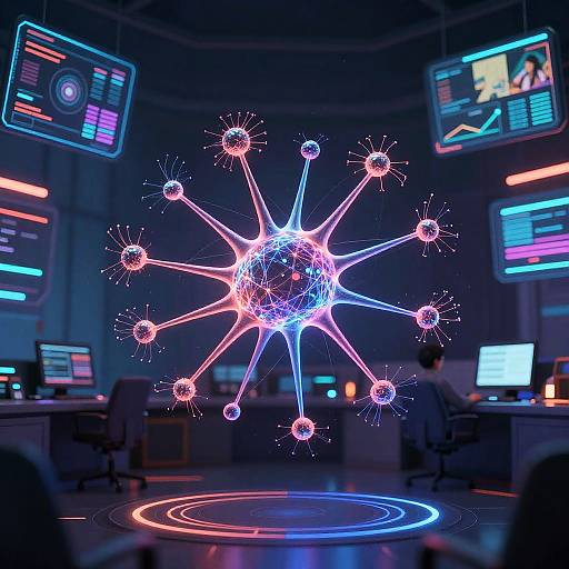 Futuristic Neural Network Video AI