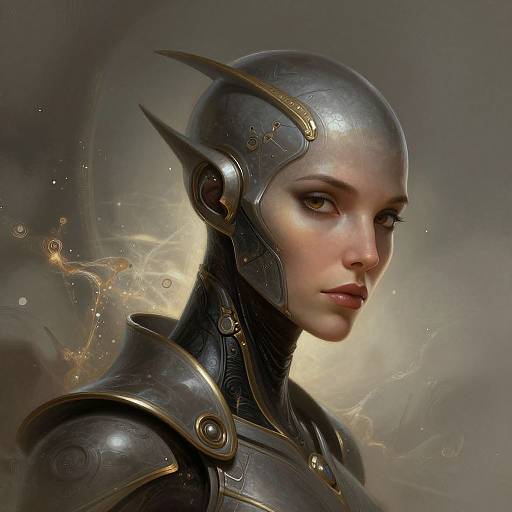 Elegant Portrait of GLaDOS