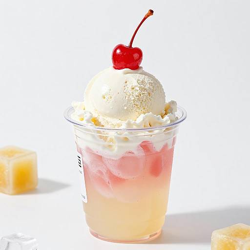 Vibrant Ice Cream Cup Delight