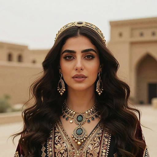 Portrait of Beautiful Syrian Woman