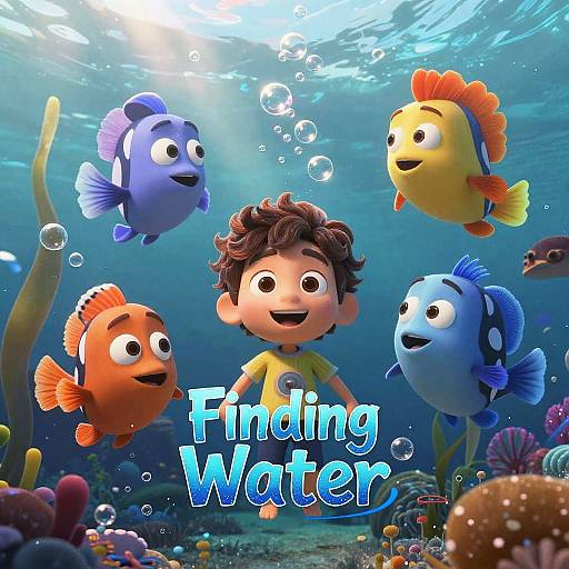 Pixar-Style Underwater Adventure