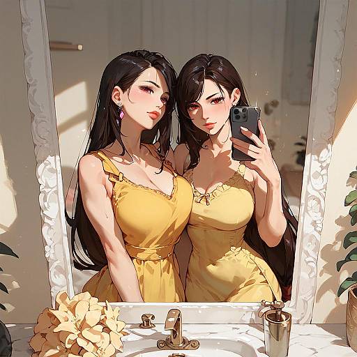 Tifa Lockhart Selfie in Sundress