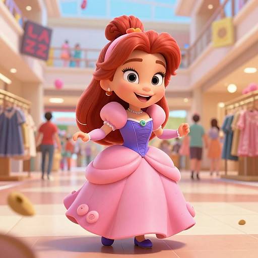 Deranged Disney Princess Mall Riot