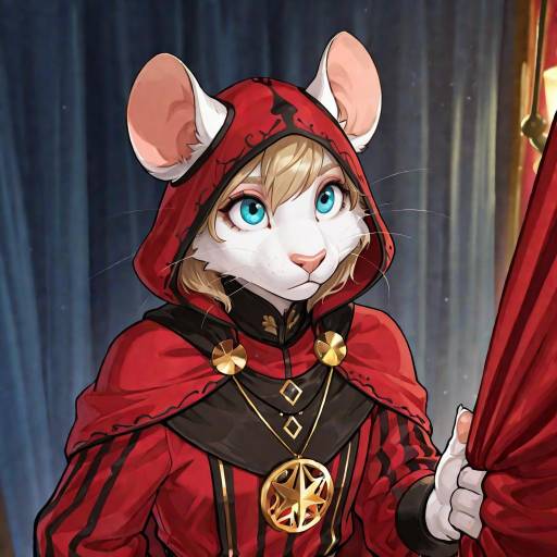Vibrant Ecchi Mouse Magician in Circus