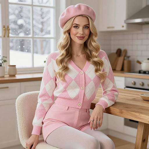 Cozy Winter Kitchen Portrait