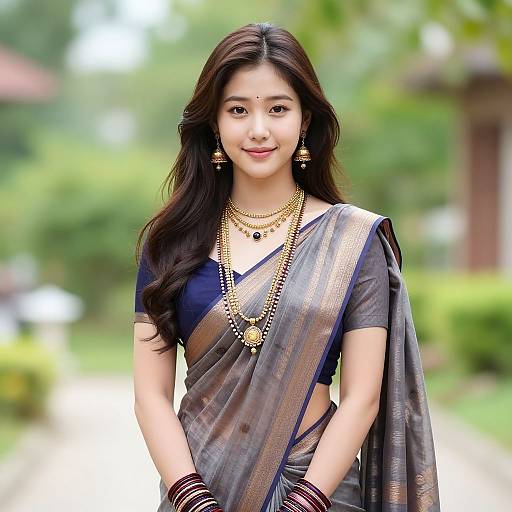 Hyper-Realistic Korean Girl Portrait