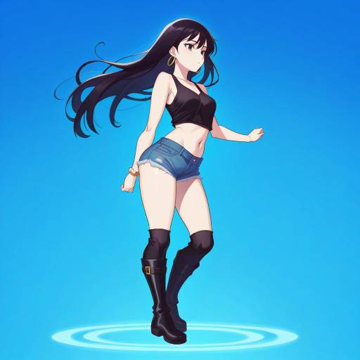 Graceful Dancer in Midnight Aesthetic Graceful Dancer in Midnight Aesthetic