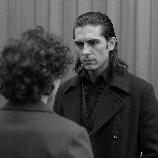 Dramatic Black-and-White Portrait Session