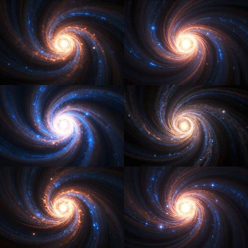 Cosmic Swirling Vortex in Sci-Fi