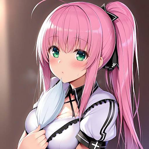 Illustration of Hana (pangya), pangya in the style of Blue gk