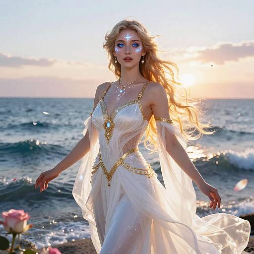 Aphrodite Anime Goddess in Elegance