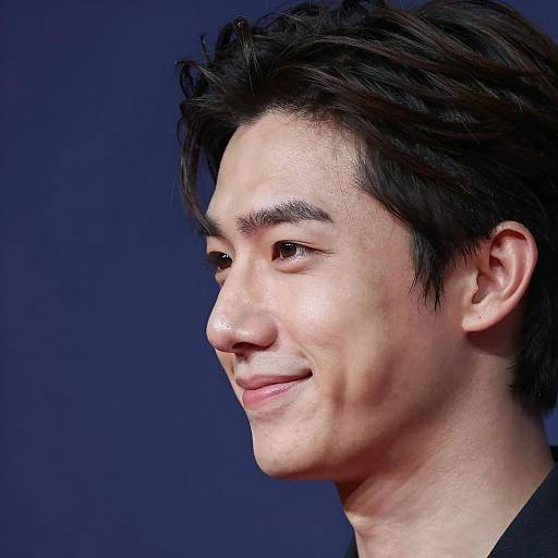 Close-Up Portrait of a Young Man