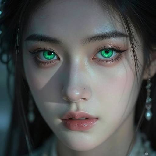 Enchantress Portrait from Bug's-Eye View