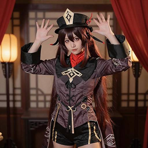 Asian Woman Fantasy Cosplay Portrait