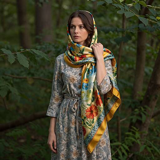 Vintage Elegance in Verdant Forest