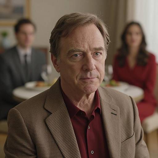 Casual Portrait in a Warm Living Room