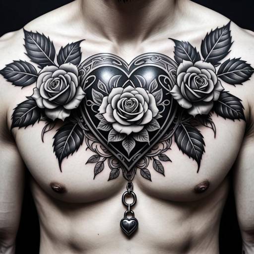Ornate Gothic Rose Tattoo Design