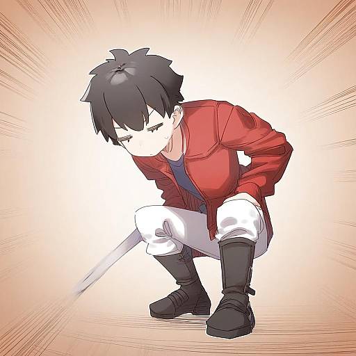 Illustration of Kaneda shoutarou (akira), akira (manga) in the style of Yukie (kusaka shi)